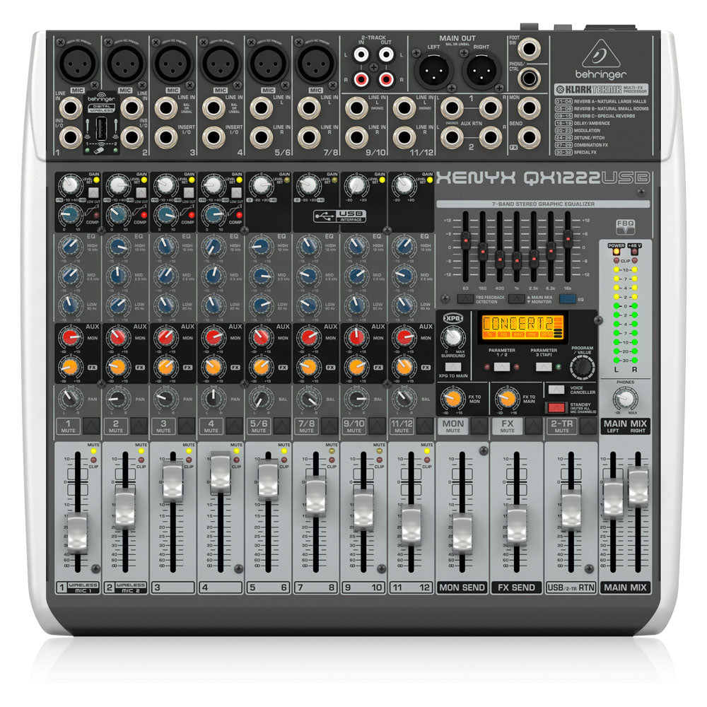 Behringer Qx1222usb Mezcladora QX1222USB