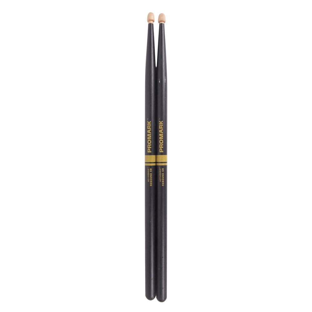 Promark R5BAG Baquetas 5B Activegrip Acorn Rebound Hickory Punta de Madera