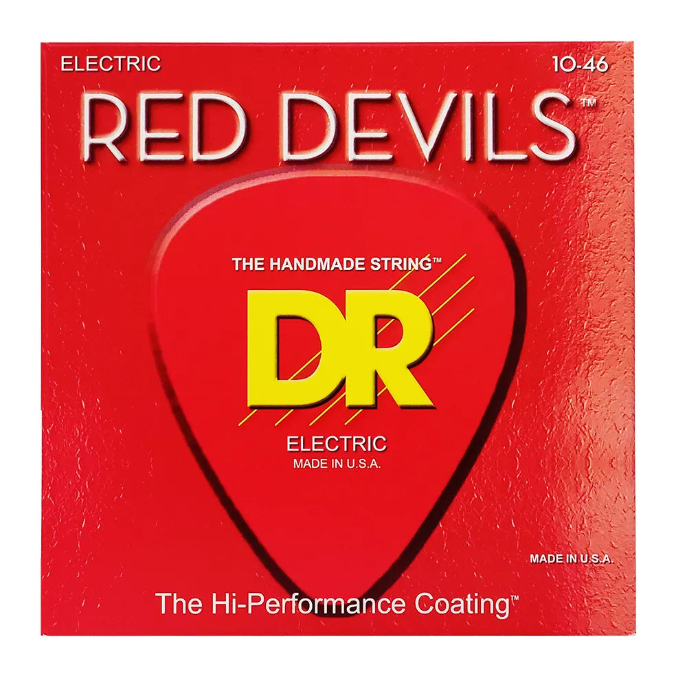 Dr Rde10 Encordadura Guitarra Eléctrica 10/46 Red Devils