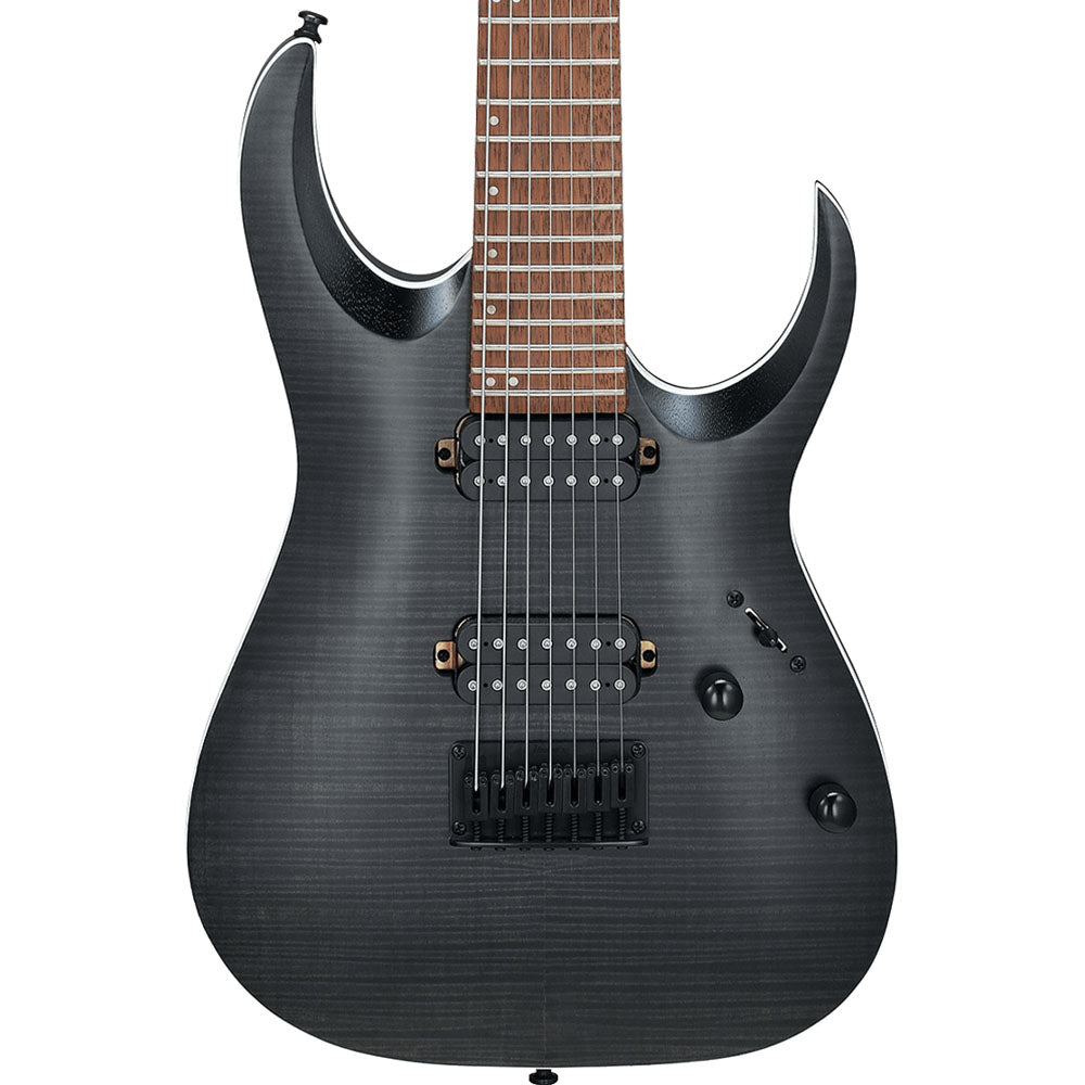 Guitarra Eléctrica Ibanez rga742fmtgf rga de 7 cuerdas gris transparente mate RGA742FMTGF