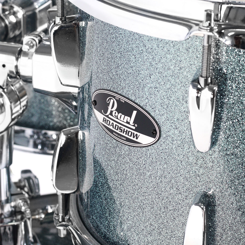 Batería Pearl RS525SCC703 Roadshow 5 Pzas con Herrajes Banco y Platillos Aqua Blue