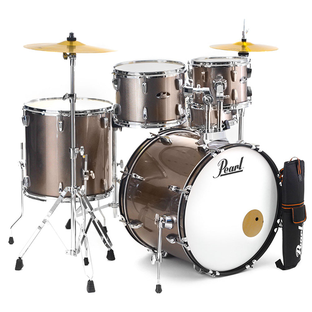 Batería Pearl Roadshow 5 Piezas 22K con herrajes banco platillos Bronce RS525SCC707