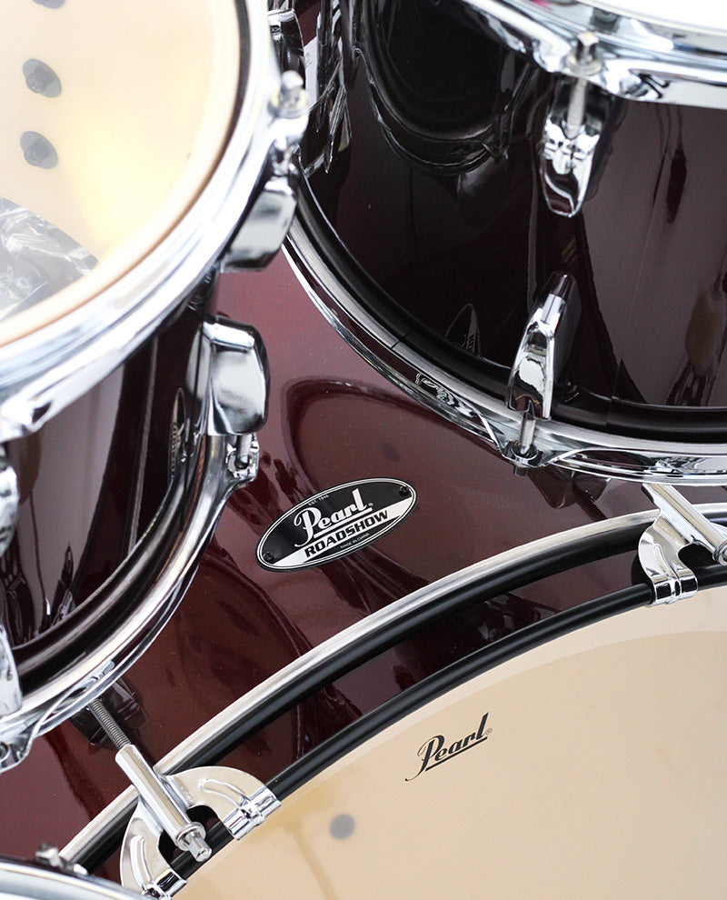 Batería Pearl Roadshow 5 Piezas con herrajes banco color vino RS525SCC91
