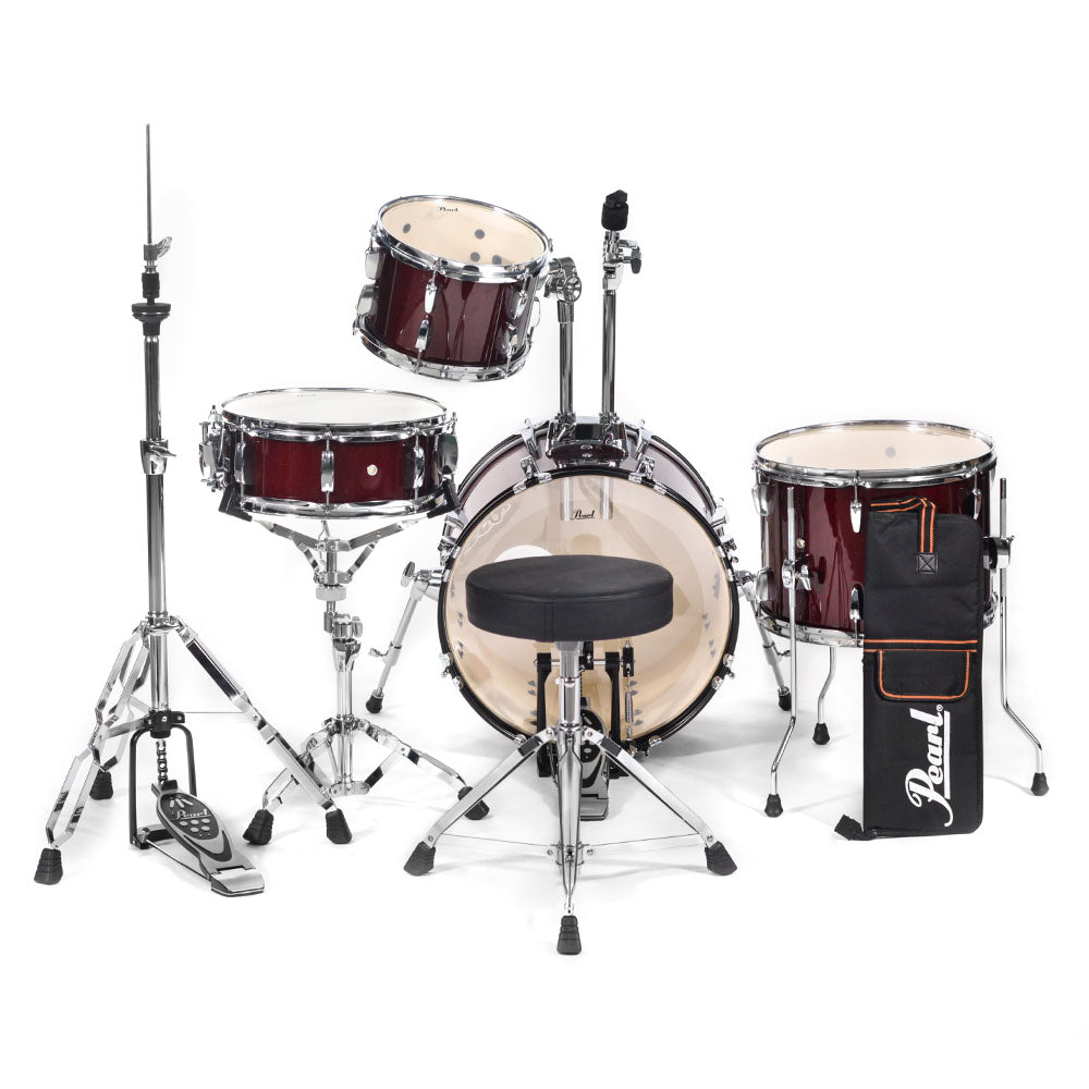 Batería Pearl RS584C91 Roadshow 4 Pzas con HRW Vino Metálico