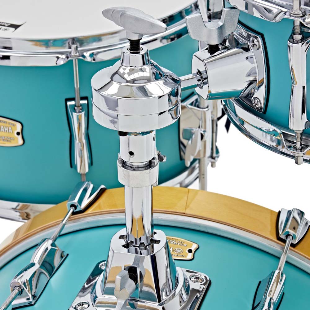 Batería Yamaha Stage Custom HIP BD20 TT10 Mate Surf Green SBP0F4HMSG