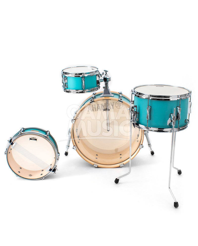 Batería Yamaha Stage Custom HIP BD20 TT10 Mate Surf Green SBP0F4HMSG