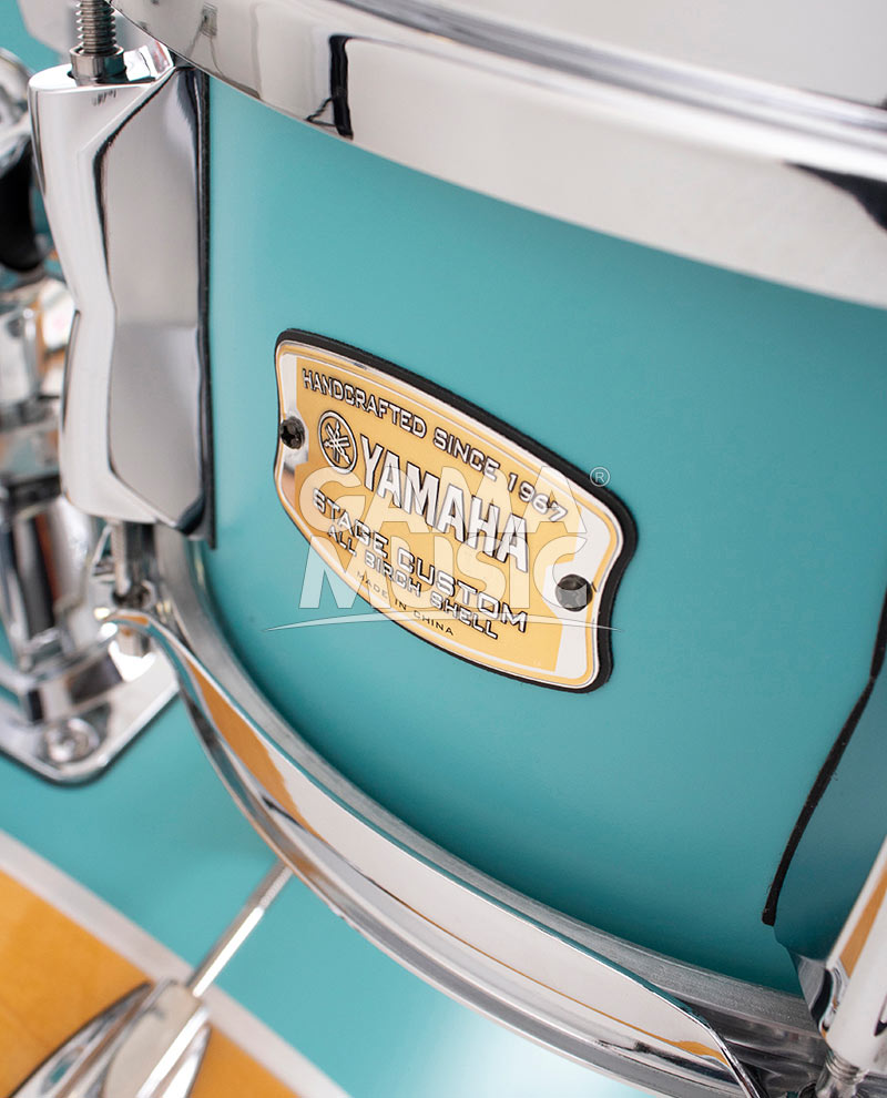 Batería Yamaha Stage Custom HIP BD20 TT10 Mate Surf Green SBP0F4HMSG