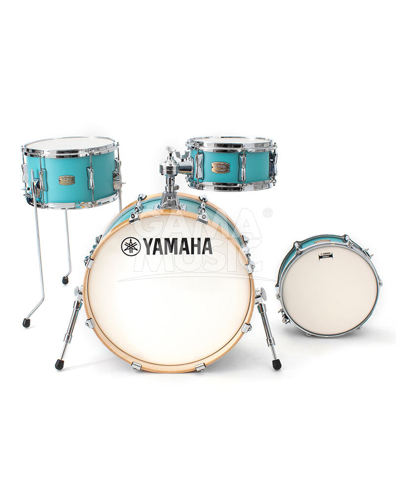 Batería Yamaha Stage Custom HIP BD20 TT10 Mate Surf Green SBP0F4HMSG