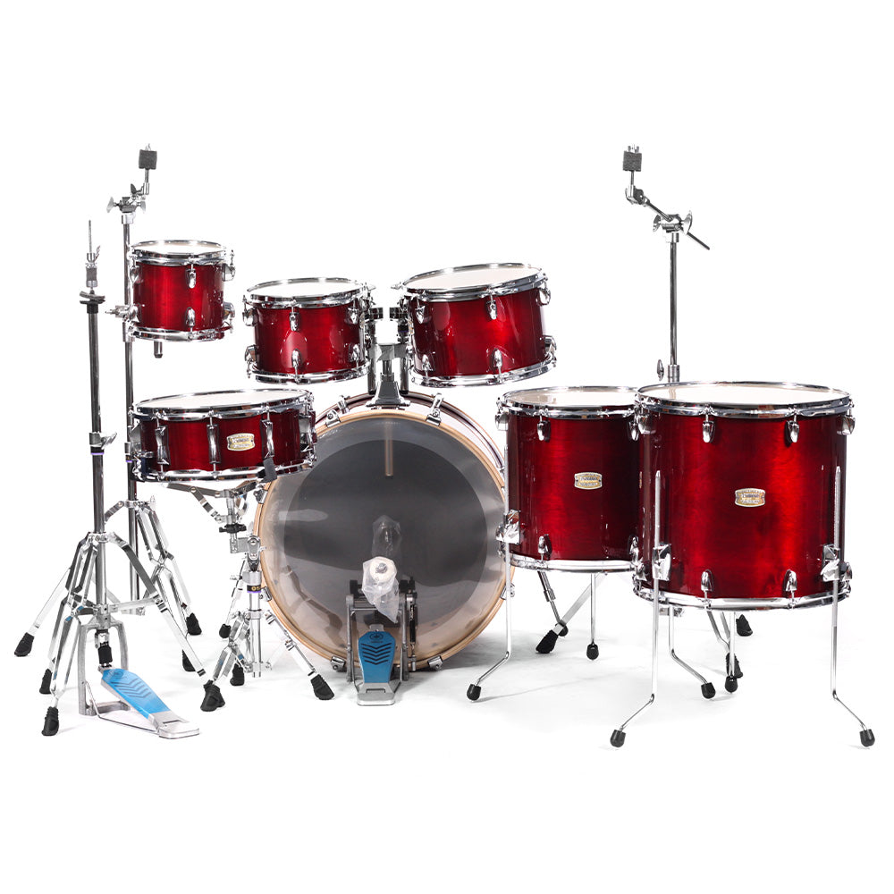 Batería Stage Custom Birch Cranberry Red de 7 pzs SCB2FS7CR
