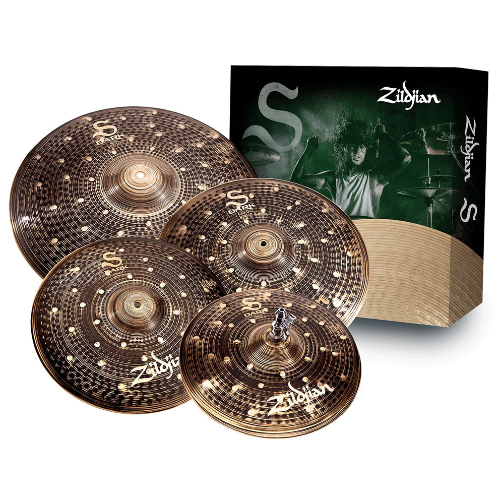 Paquete Platillos Zildjian Sd4680 Serie S Dark SD4680