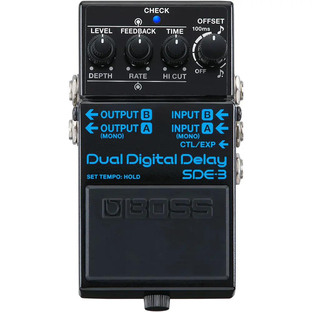 Boss SDE3 Pedal de Efectos dual Digital Delay