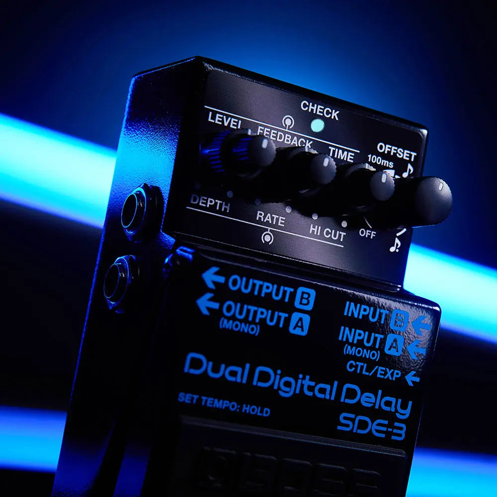 Boss SDE3 Pedal de Efectos dual Digital Delay