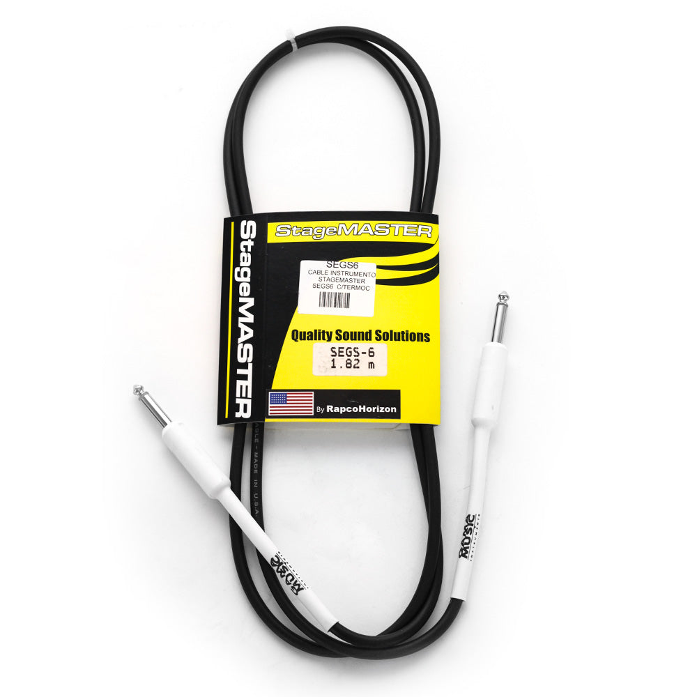 Cable Para Instrumento Stagemaster RAPCO SEGS6 con Termoc