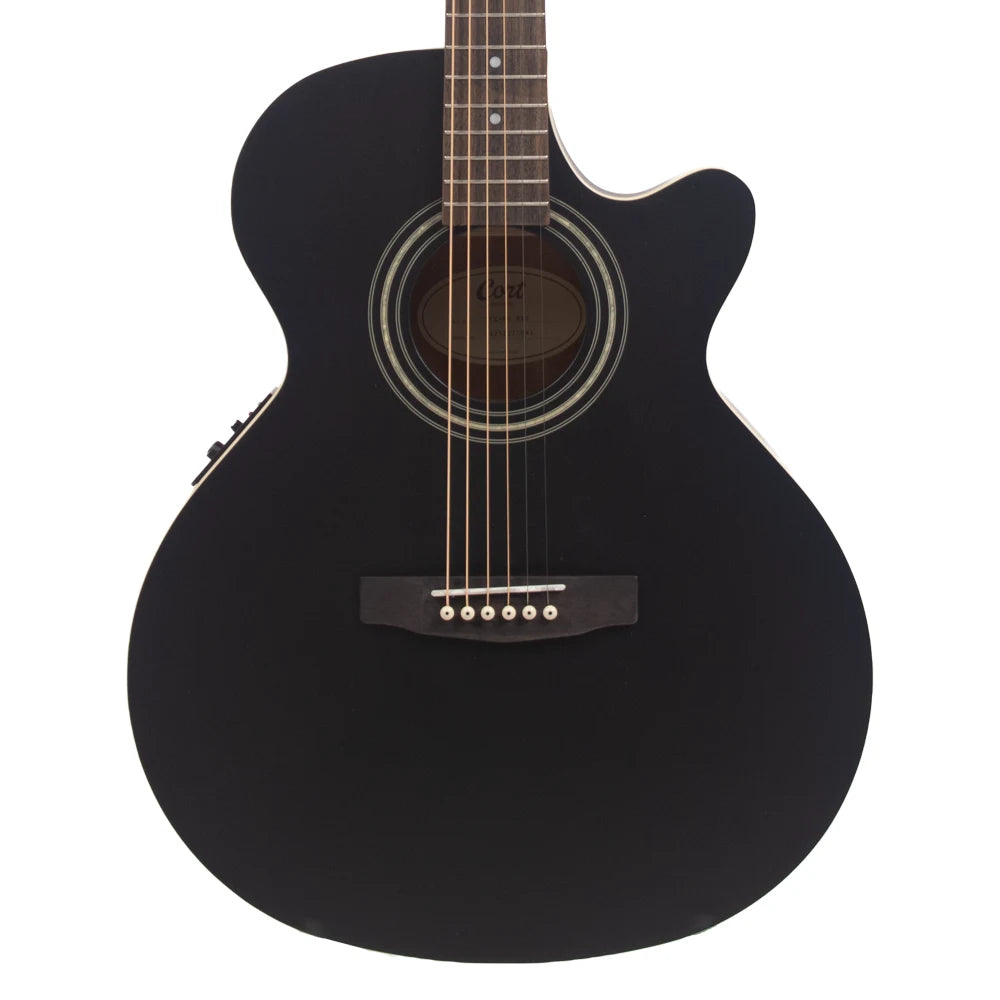 Cort SFXMEBKS Guitarra Electroacústica Negra Mate