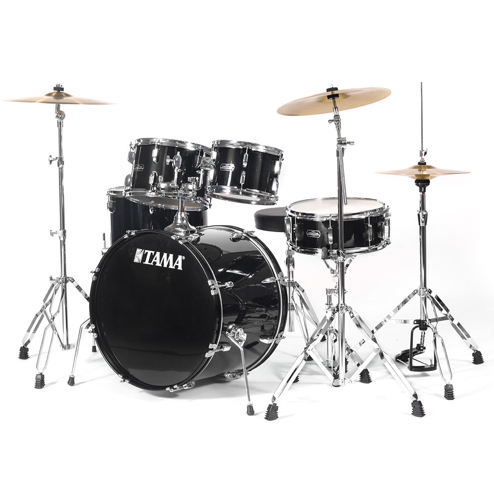 Batería Acústica Stagestar de 5 piezas con atriles Negra TAMA SG52KH6CBK