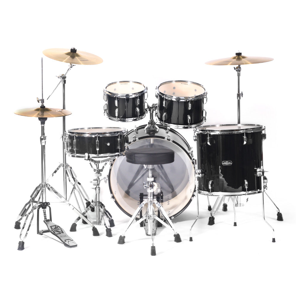 Batería Acústica Stagestar de 5 piezas con atriles Negra TAMA SG52KH6CBK