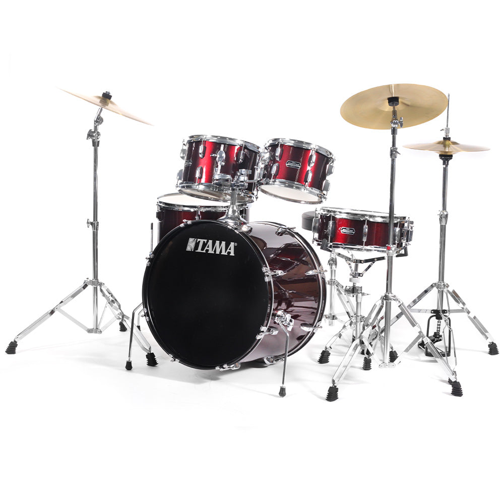 Batería Acústica Stagestar de 5 piezas con atriles Wine Red TAMA SG52KH6CWR