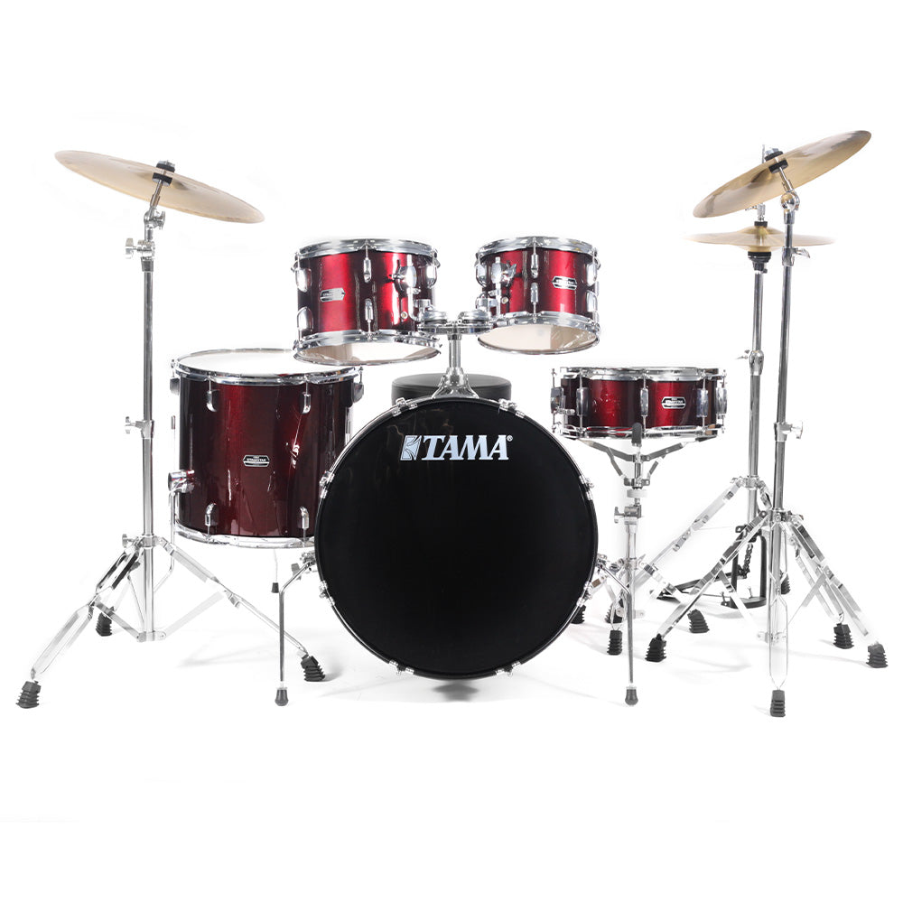 Batería Acústica Stagestar de 5 piezas con atriles Wine Red TAMA SG52KH6CWR