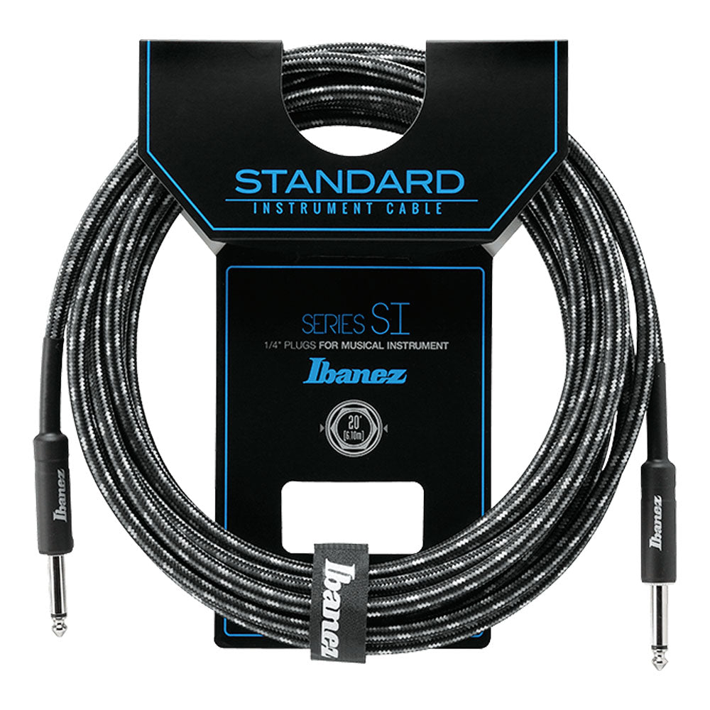 Cable Ibanez Si20cct 6.10 Mts Negro Recto/Recto SI20CCT