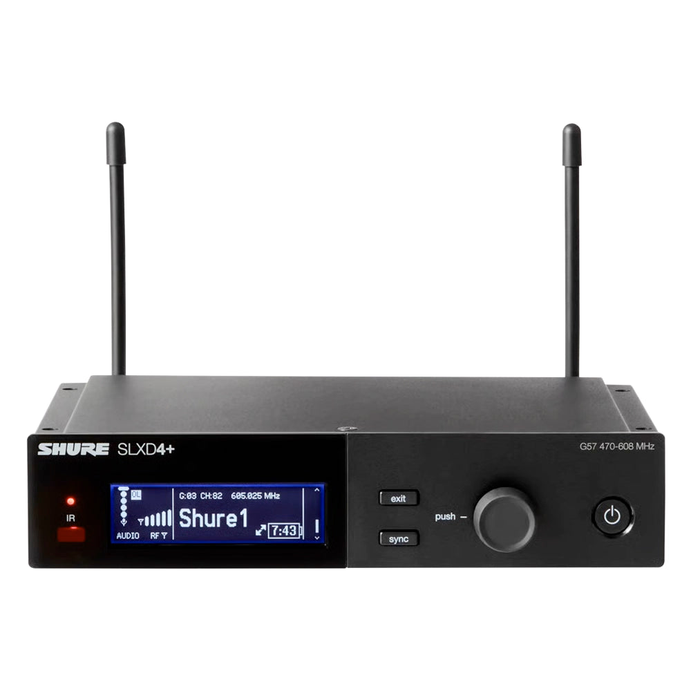 Shure SLXD14DPLUSG57 Micrófono Inalámbrico Digital Doble para Guitarra y Bajo