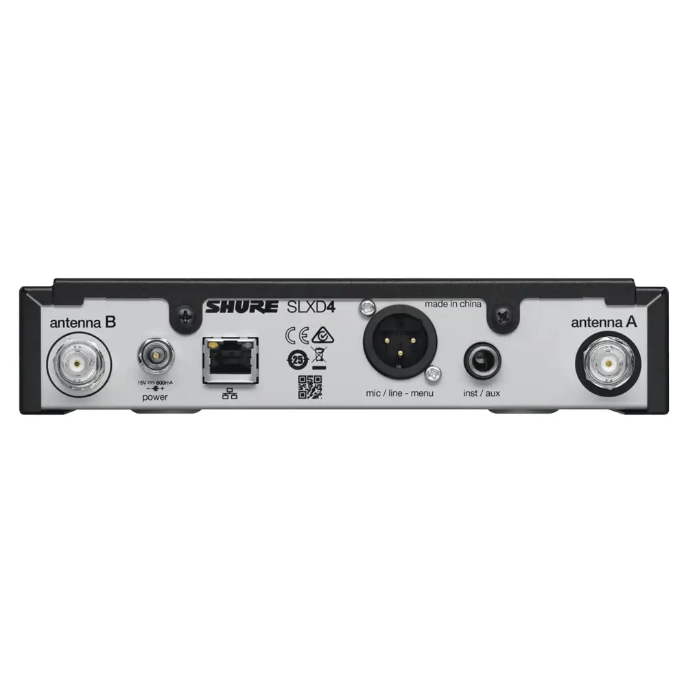 Shure Slxd4g58 Receptor para Sistema Inalámbrico Digital Serie Slxd