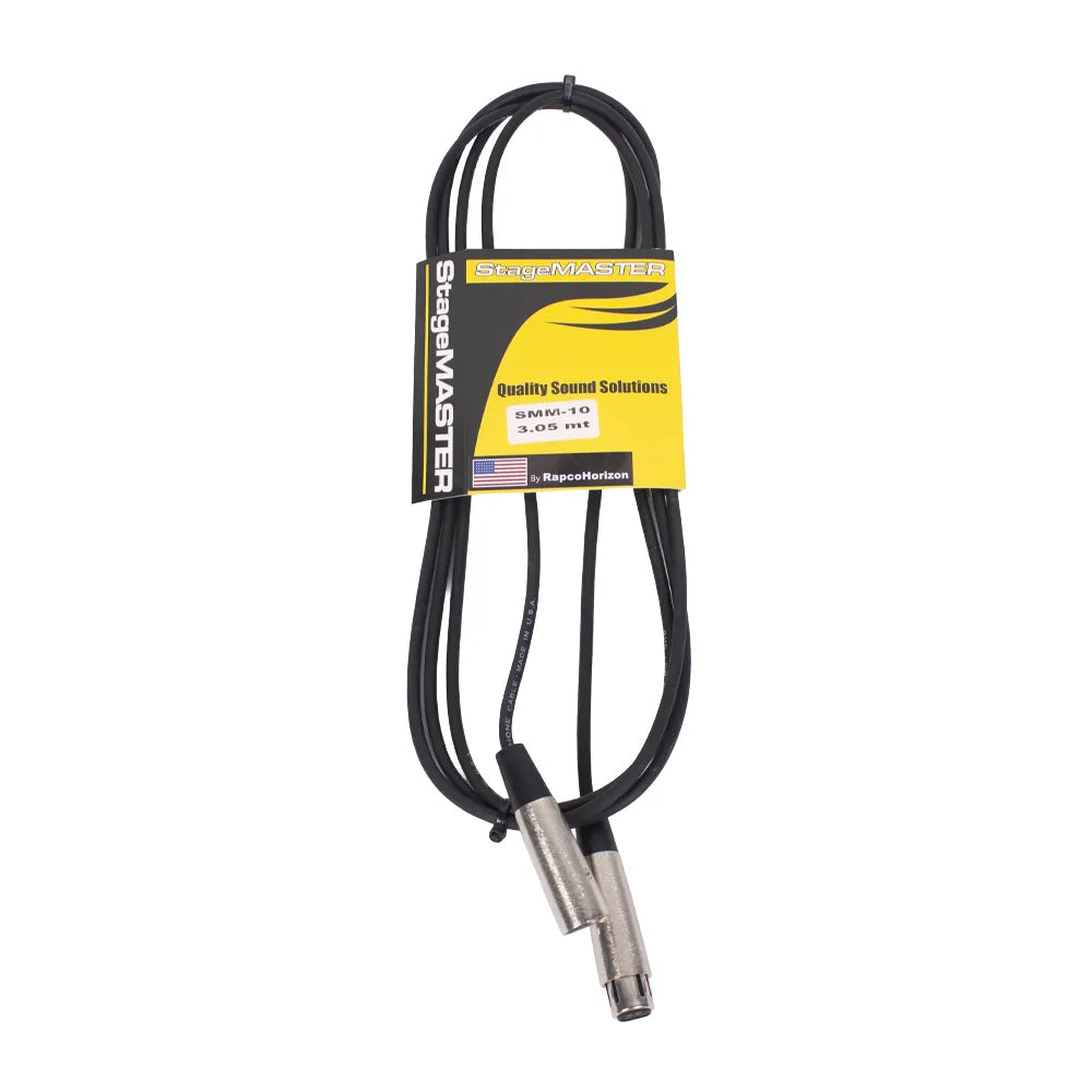 Cable Micrófono Stagemaster RAPCO SMM10 XLR-XLR 10FT 3m