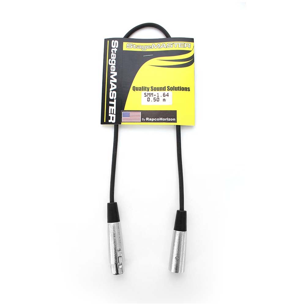 Cable Micrófono Stagemaster RAPCO SMM1.64 XLR-XLR 1.64FT