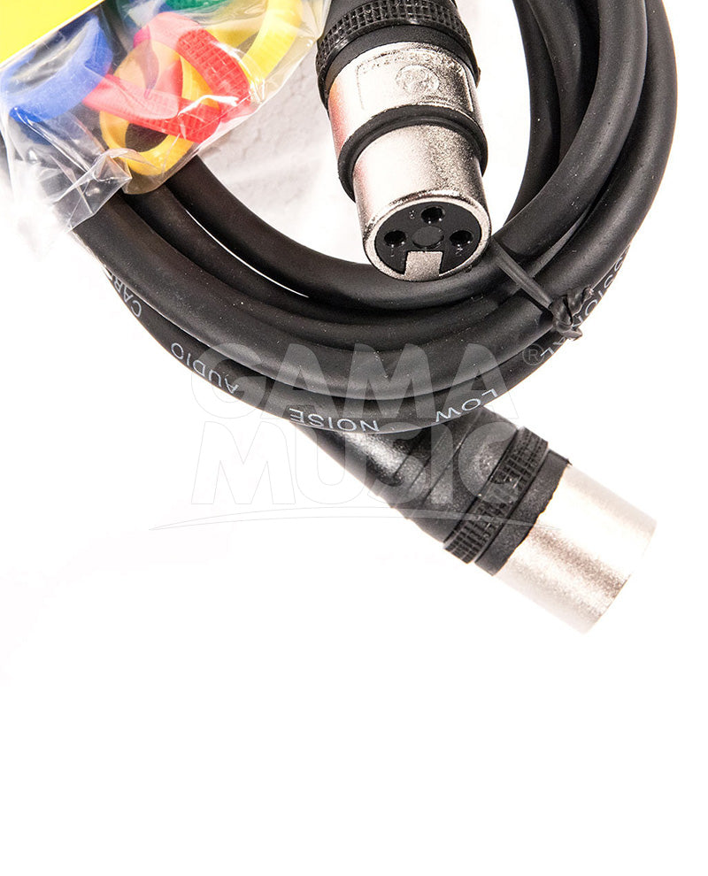 Cable Micrófono Stagemaster RAPCO SMM20 XLR-XLR 6 mts