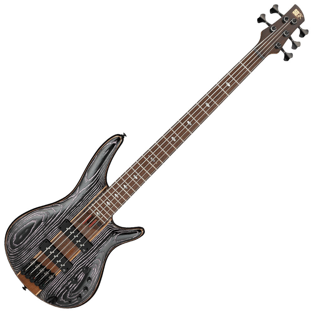 Bajo Eléctrico ibanez sr1305sbmgl negro veteado 5 cuerdas c/funda SR1305SBMGL