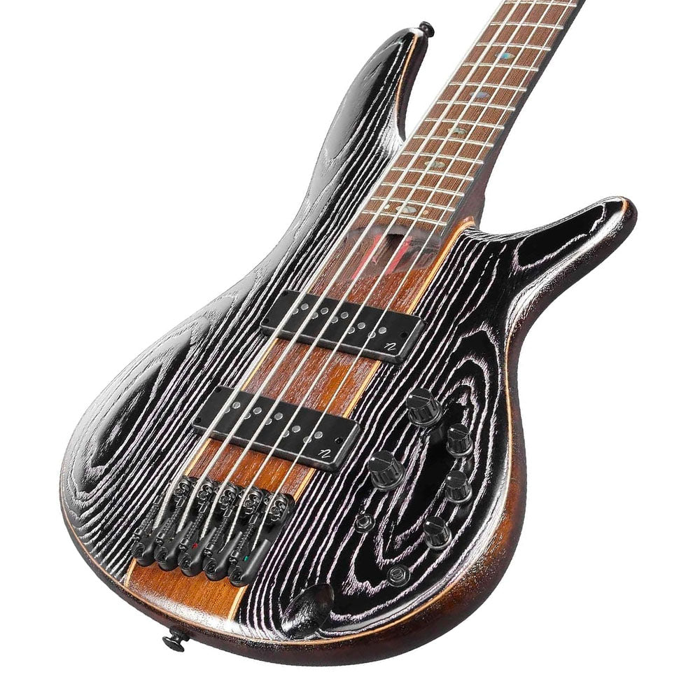 Bajo Eléctrico ibanez sr1305sbmgl negro veteado 5 cuerdas c/funda SR1305SBMGL