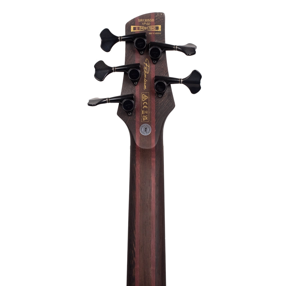 Bajo Eléctrico ibanez sr1305sbmgl negro veteado 5 cuerdas c/funda SR1305SBMGL