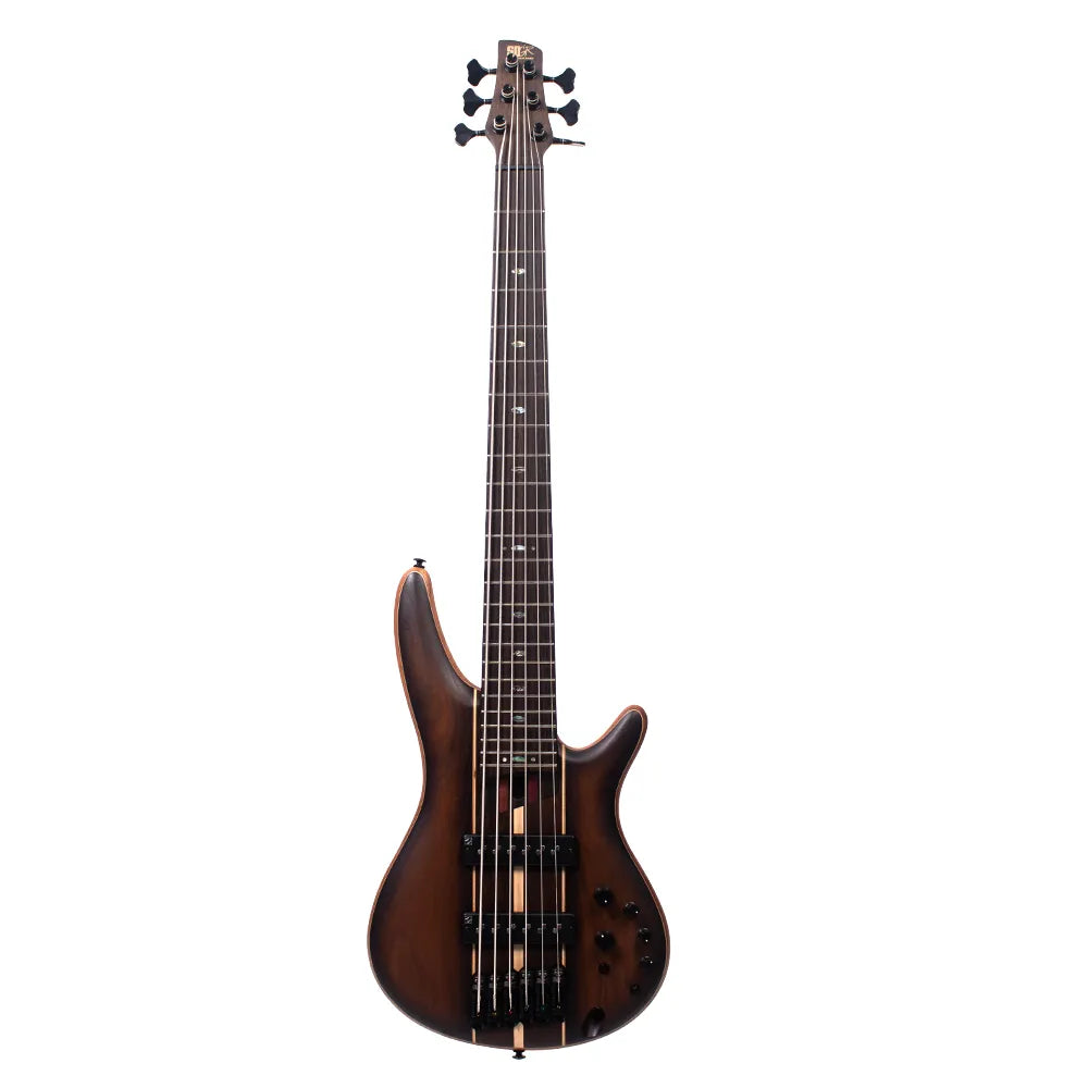 Ibanez SR1356BDUF Bajo Eléctrico SR 6 Cuerdas Café Sombreado Mate con Funda