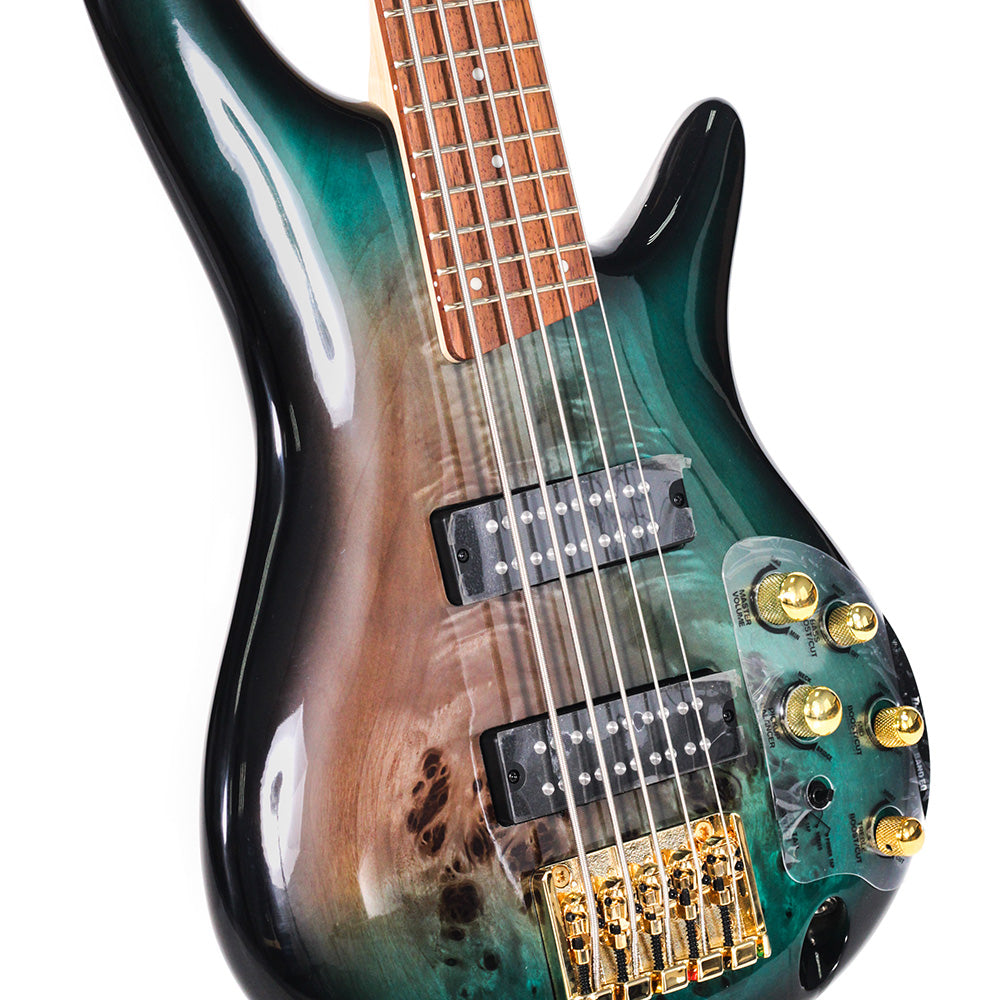 Bajo Eléctrico Ibanez sr405epbdxtsu 5 cuerdas fondo marino sombreado negro SR405EPBDXTSU