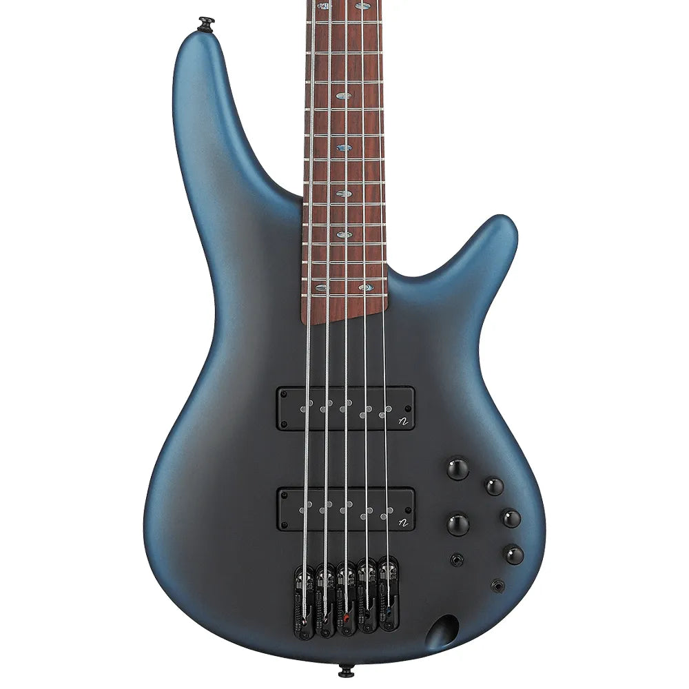 Ibanez SR505NMAM Bajo Eléctrico SR 5 Cuerdas Negro/Sombreado Azul Mate