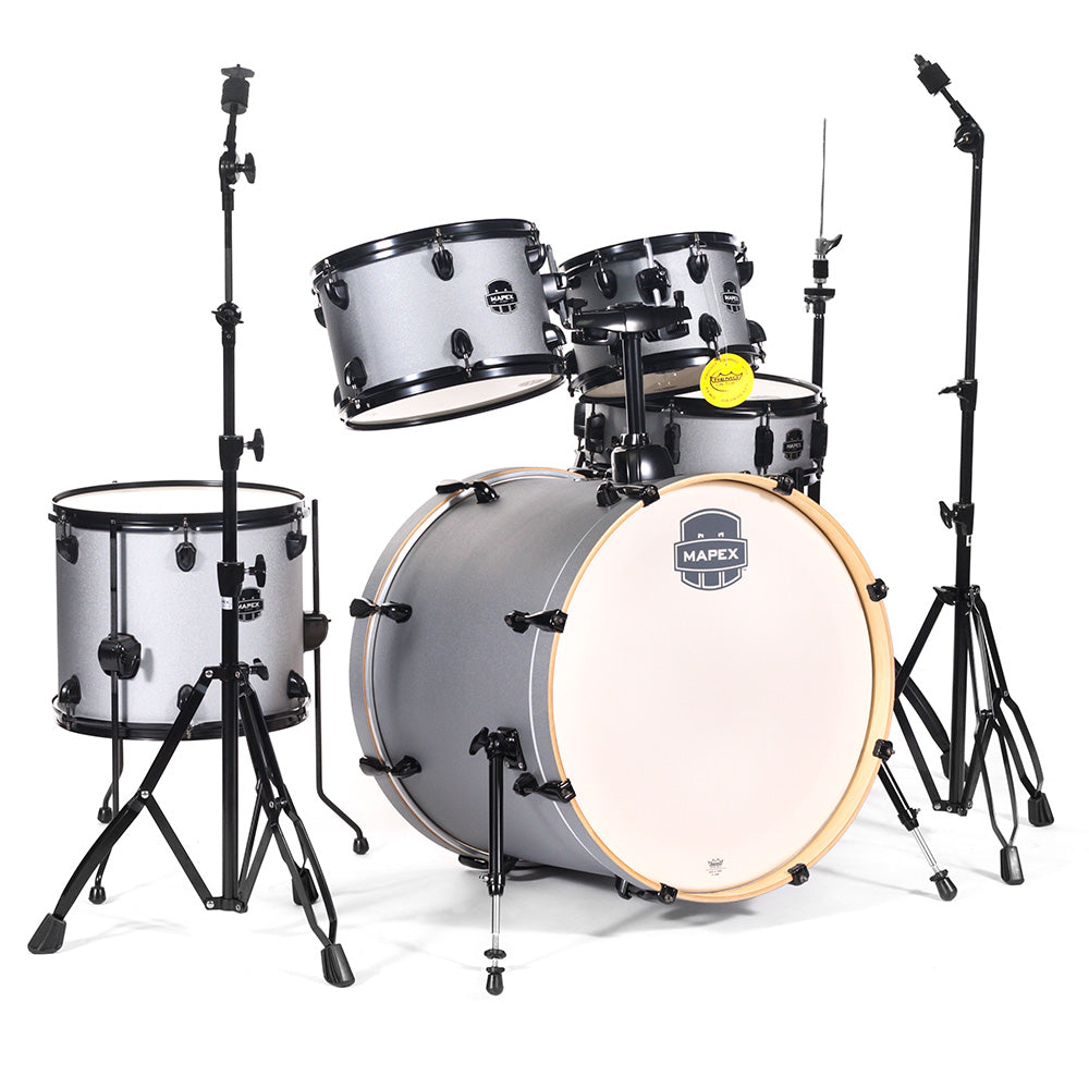 Batería Mapex 5 Piezas Fusion Storm Iron Grey ST5245FBIG
