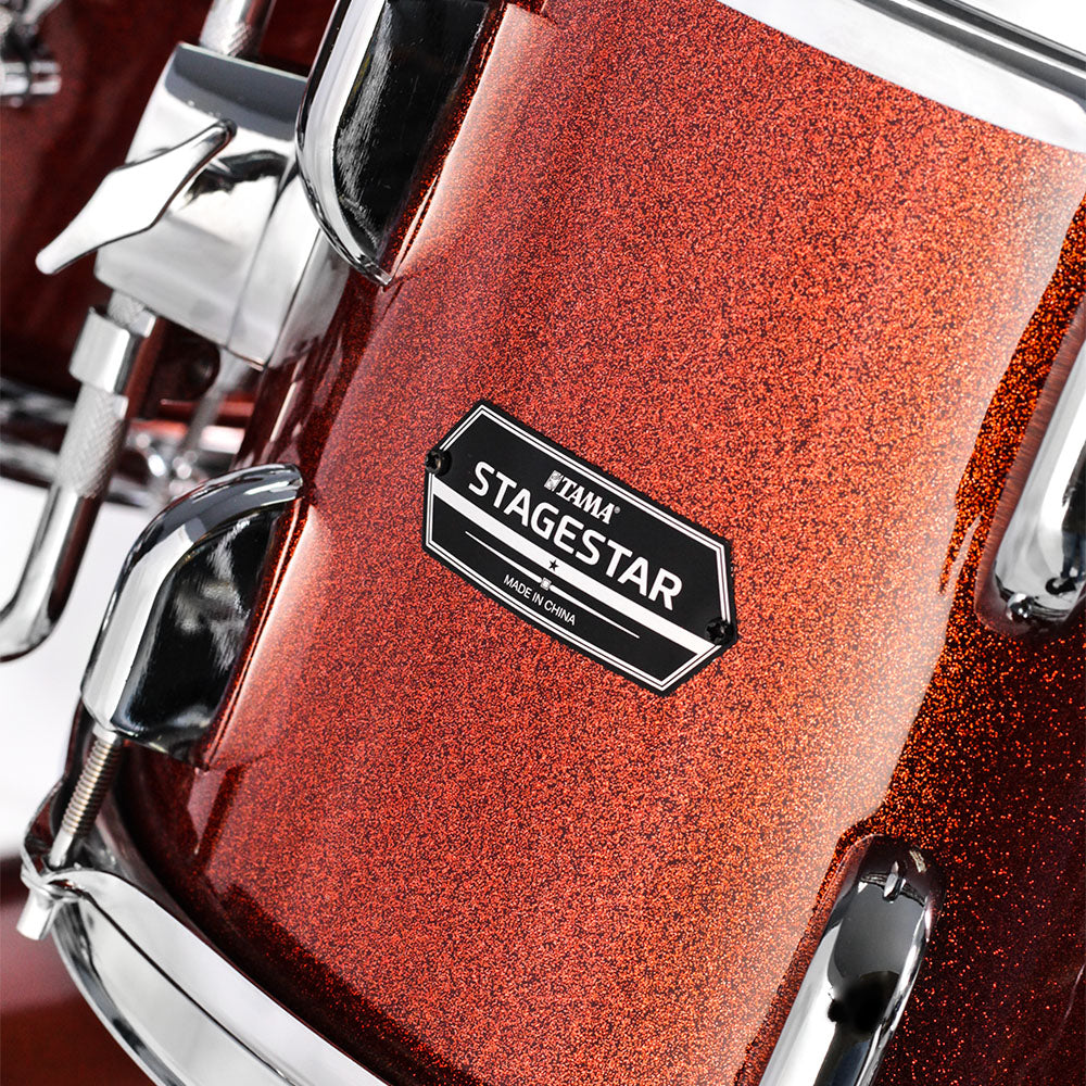 Batería Tama St52h6cscp Stagemaster 5 Piezas Cobre Brillante Con Atriles Asiento Y Platillos ST52H6CSCP