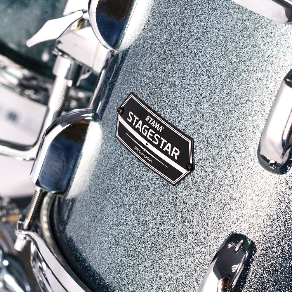 Batería Tama St52h6csem StageStar 5 Piezas Azul Agua Brillante Con Atriles Asiento Y Platillos ST52H6CSEM