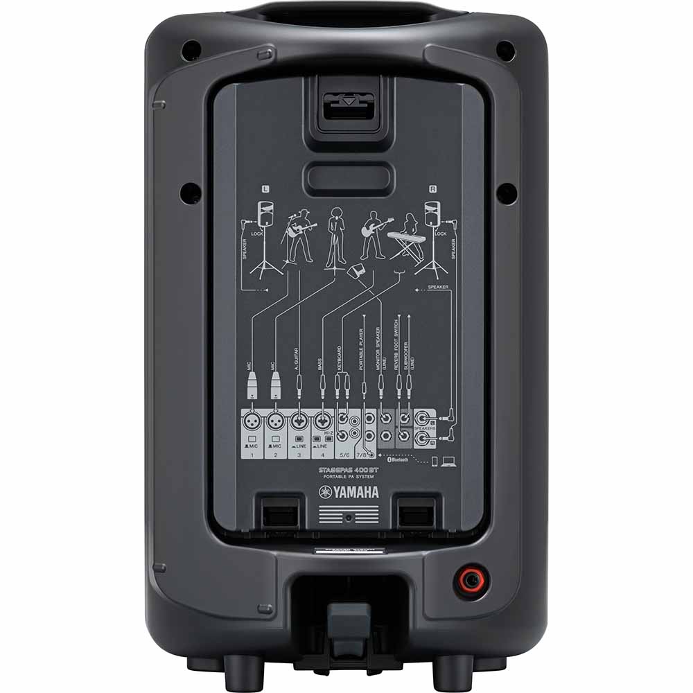 Sistema de audio con bluetooth + micrófono 400w YAMAHA STGPS400BTSET