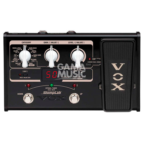 Procesador Efecto Para Guitarra VOX STOMPLAB2GSL2G 104 Efectos