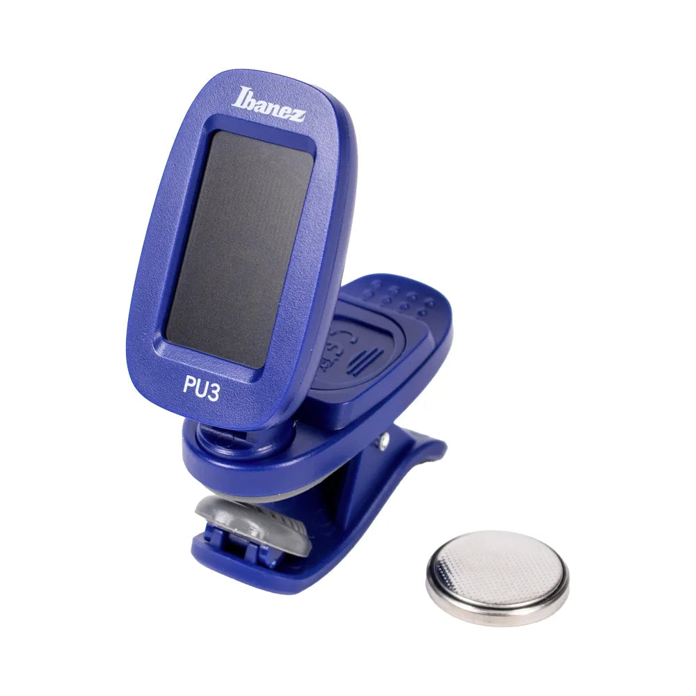 Afinador de Clip cromático Azul IBANEZ PU3BL