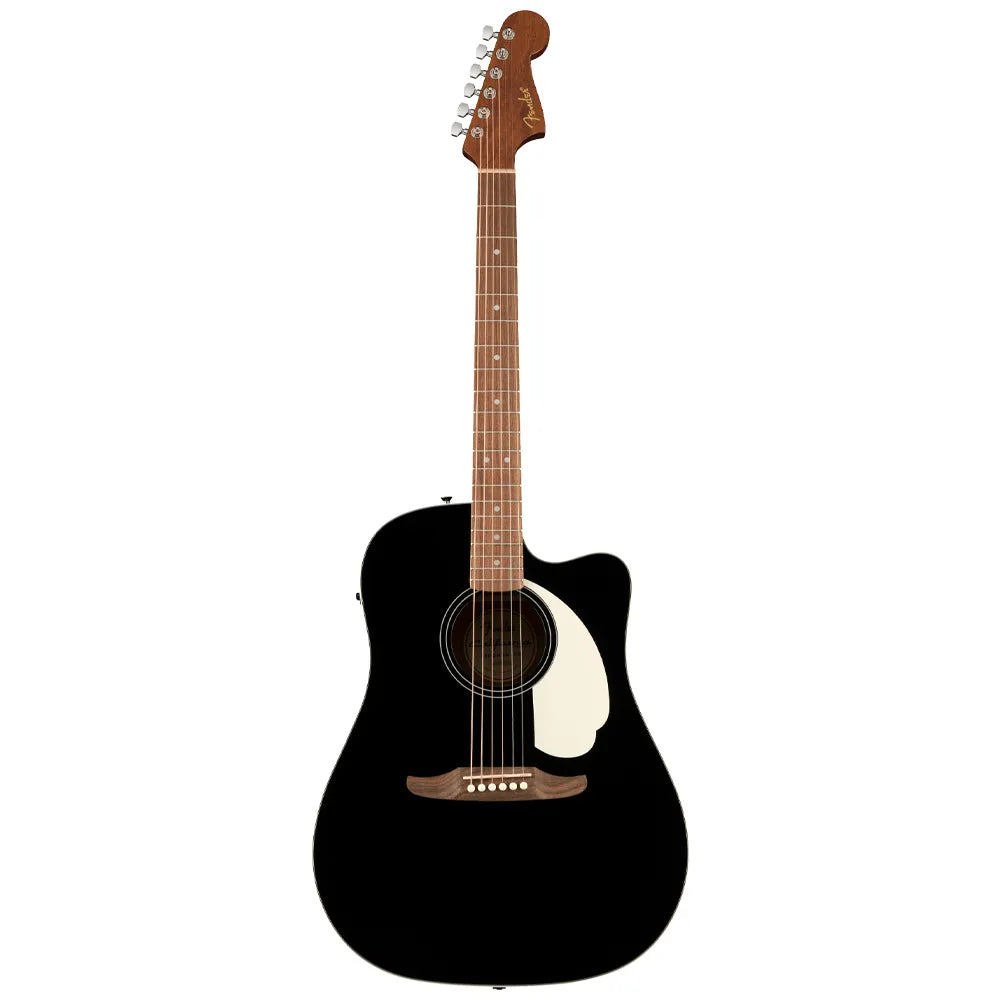 Fender 0974221506 Guitarra Electroacústica California Standard Redondo CE Spruce Top Black