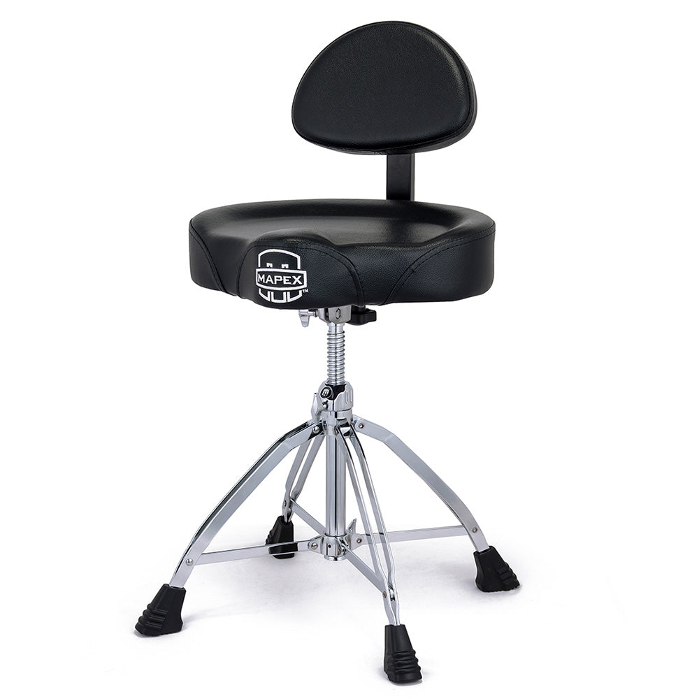 Banco para Batería Mapex T875 Tipo Saddle Con Respaldo