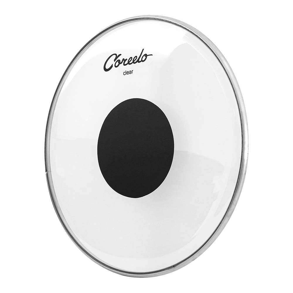 Parche Coreelo 12 in Tcn12 Transparente con Negro TCN12