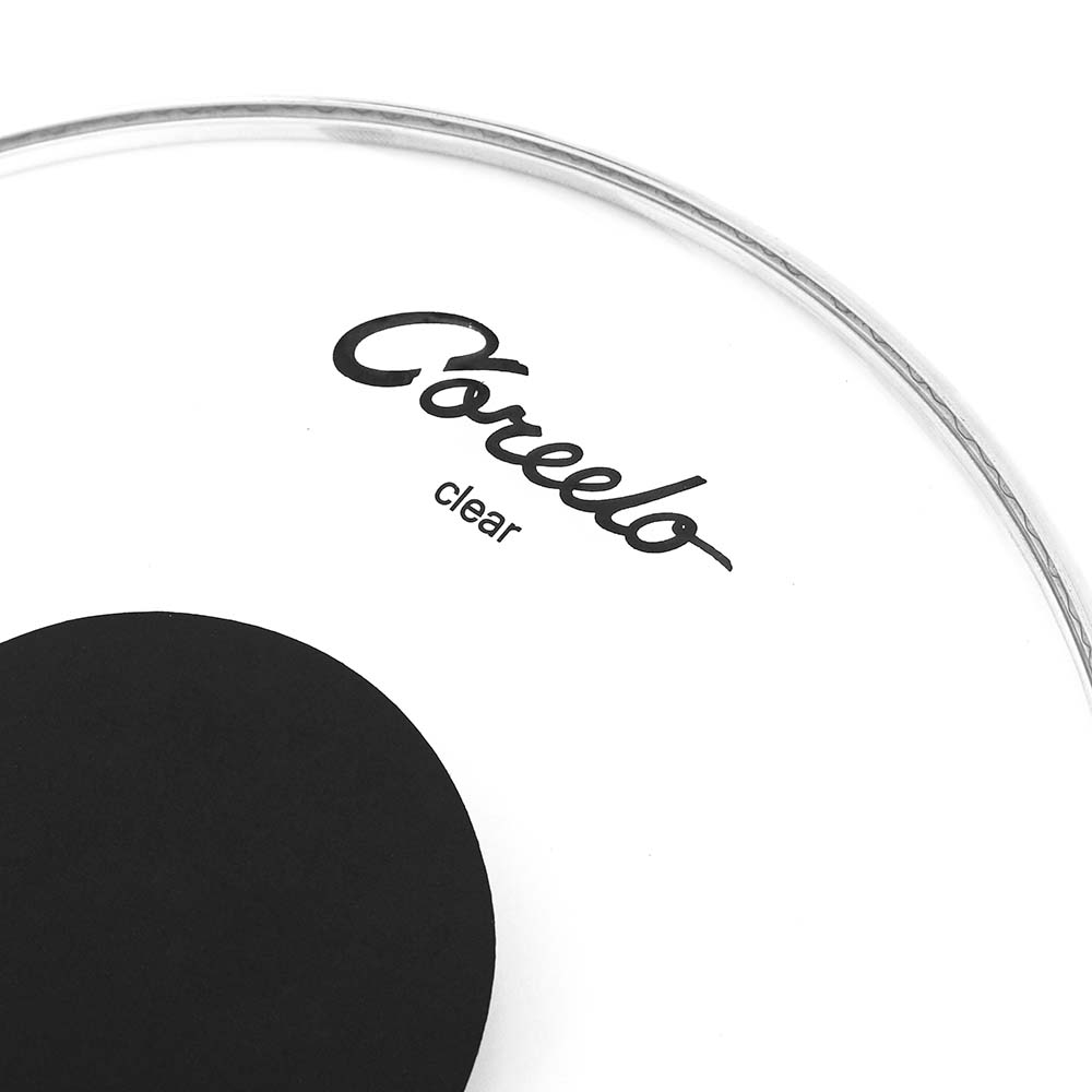 Parche Coreelo 12 in Tcn12 Transparente con Negro TCN12