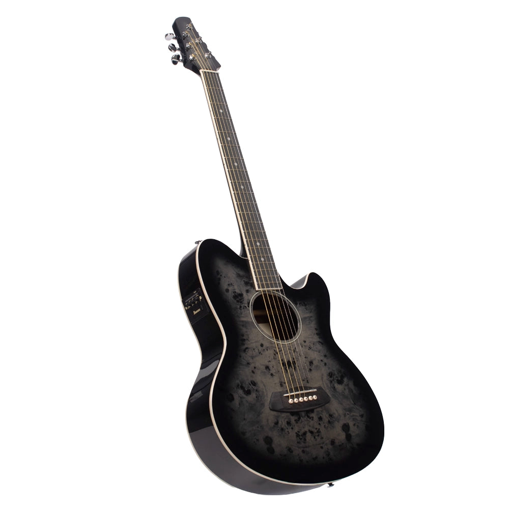 Ibanez TCY10PABKB Guitarra Electroacústica Talman Transparent Brown Black Burst