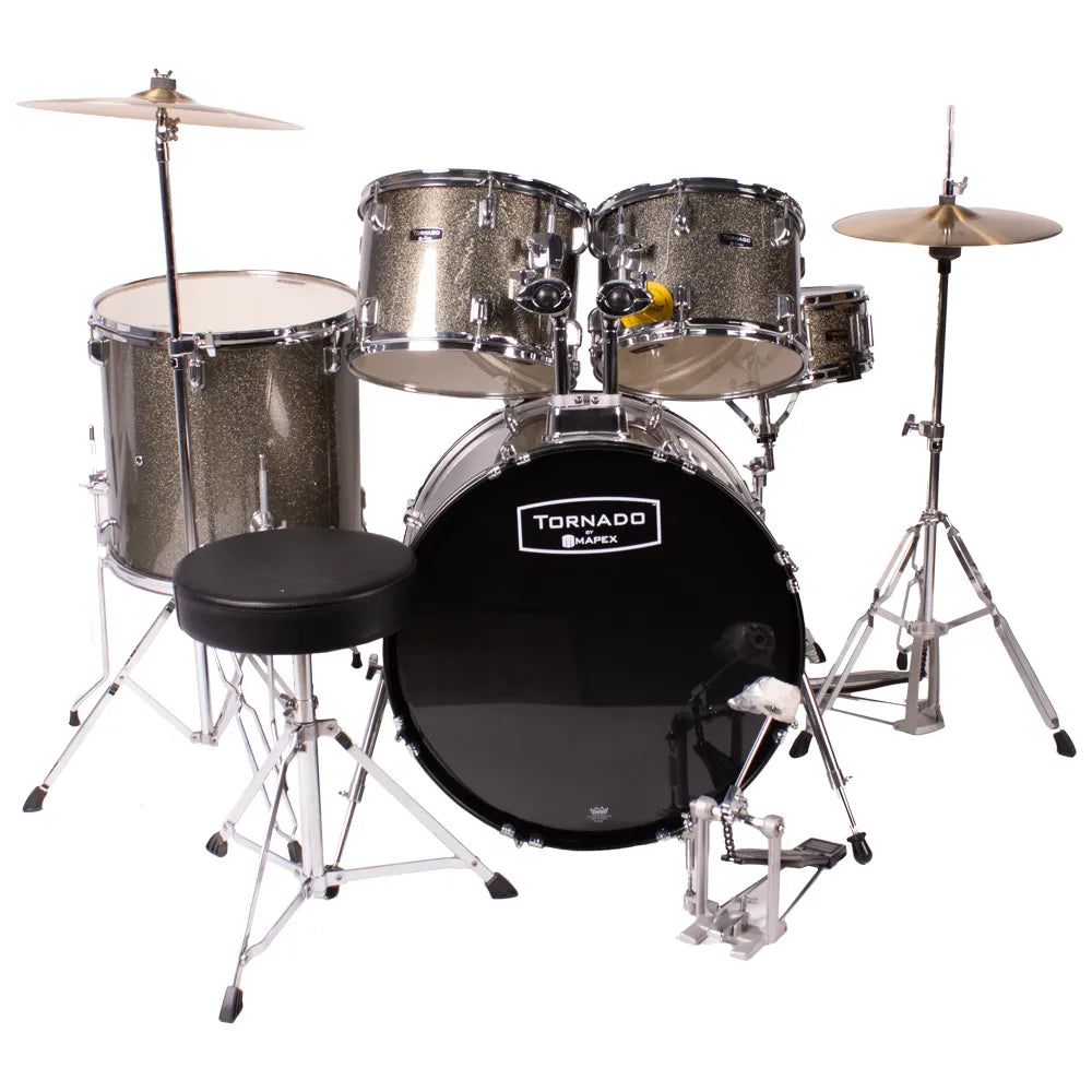 Mapex Tnd5254tcqs Batería Tornado Gray Sparkle