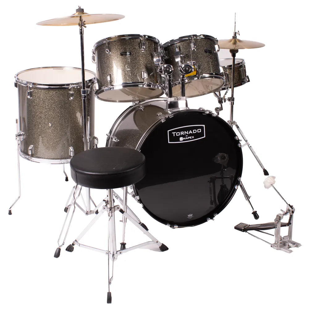 Mapex Tnd5254tcqs Batería Tornado Gray Sparkle