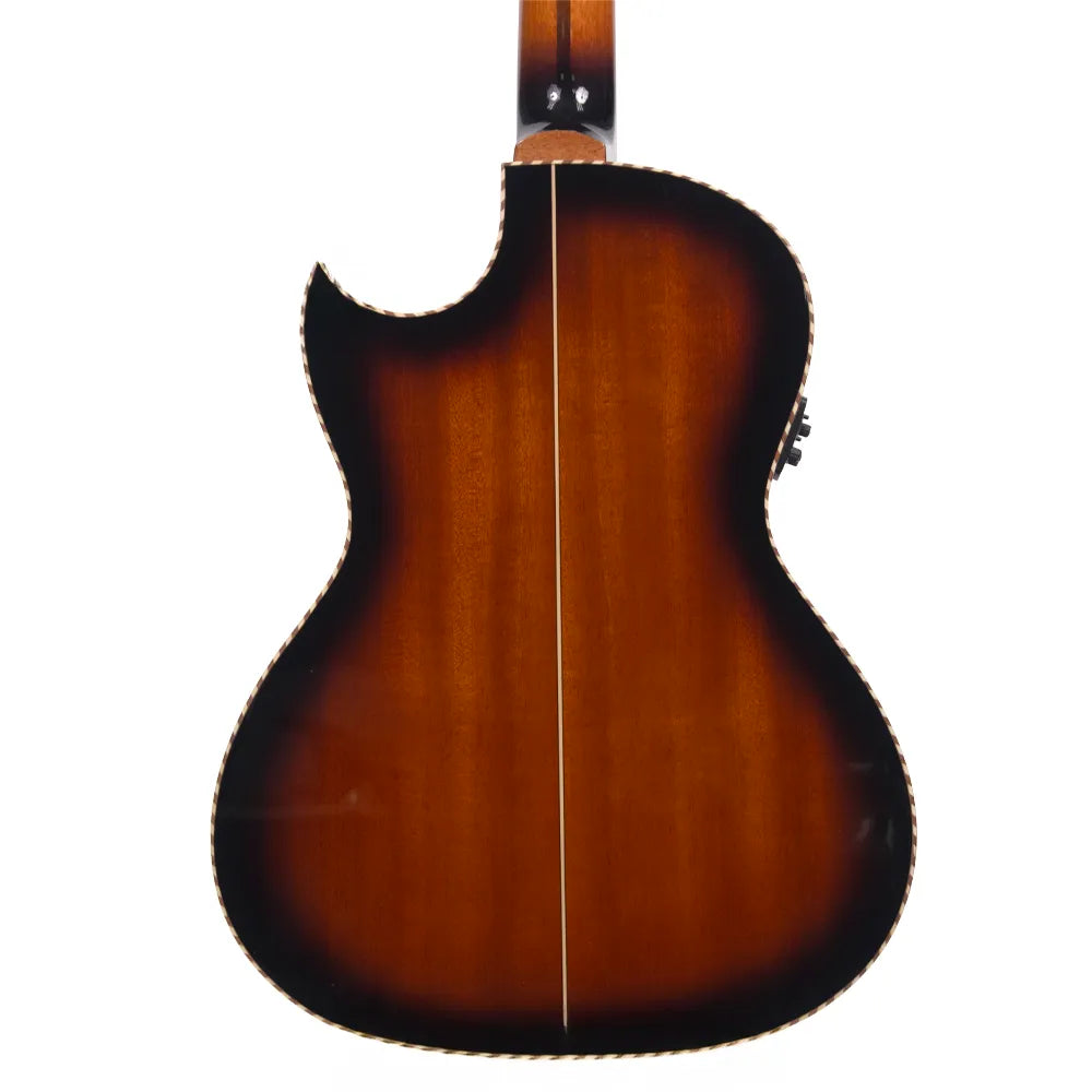 Tres Pinos Tpbq100Bs Bajo Quinto Electroacústico Sombreado Sapele