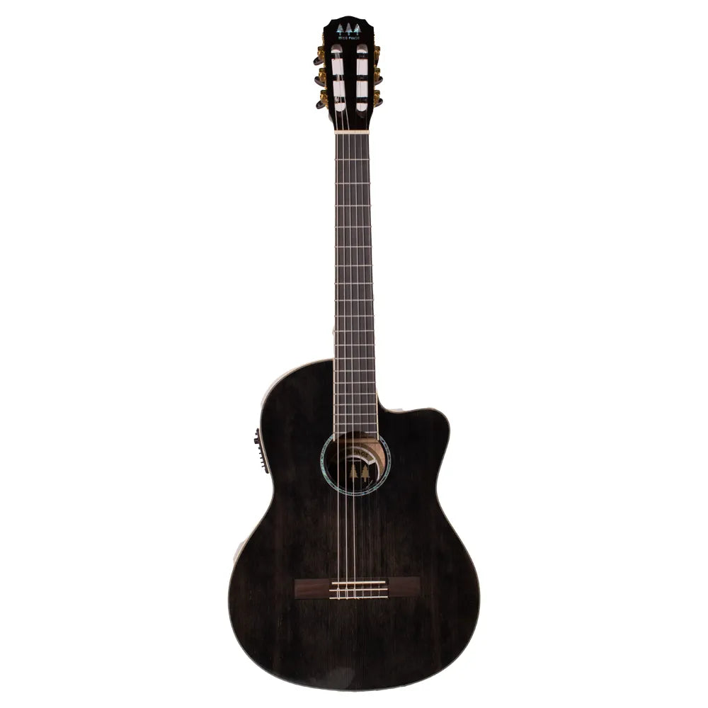 Tres Pinos Tpces0600bk Guitarra Electroacústica Negro Transparente