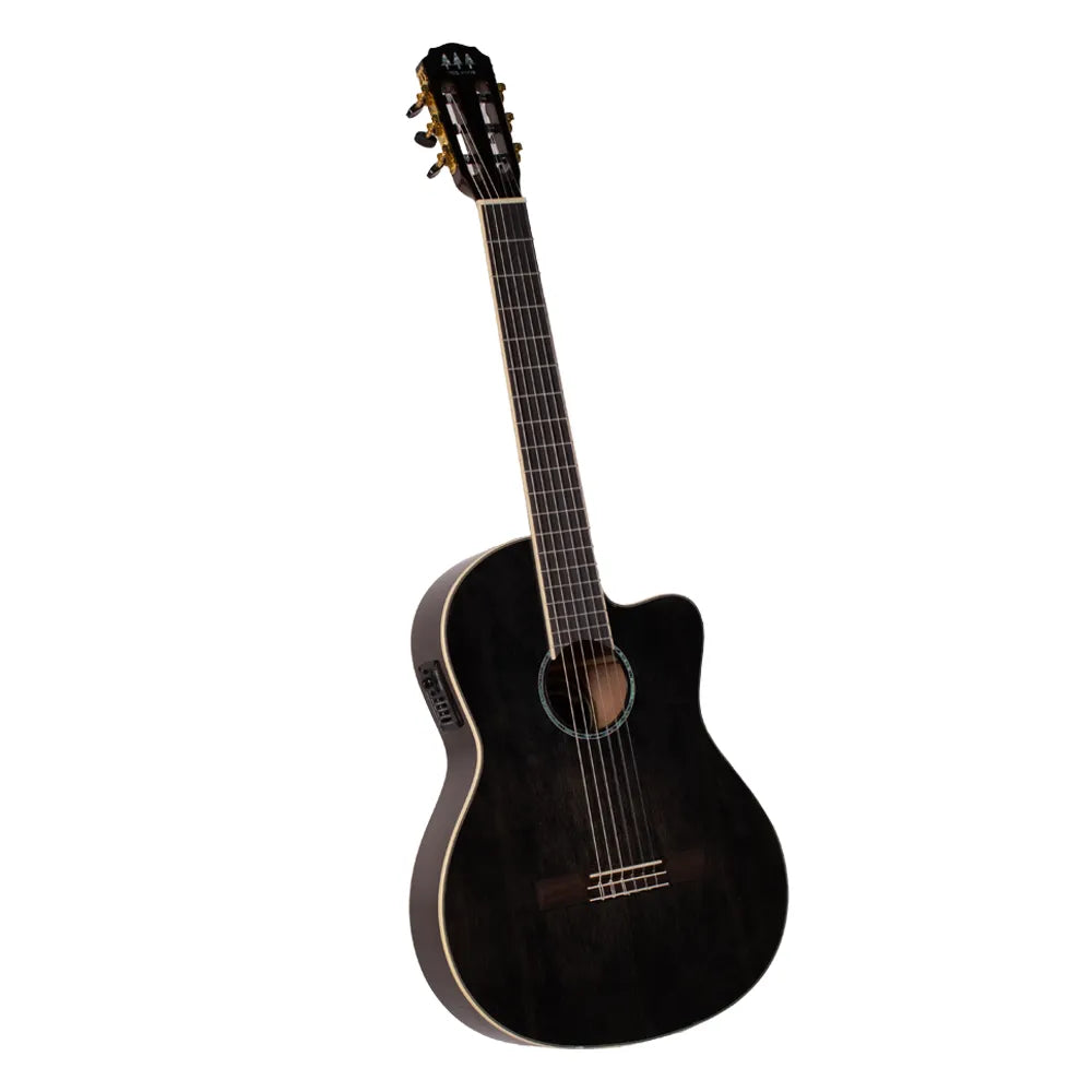 Tres Pinos Tpces0600bk Guitarra Electroacústica Negro Transparente